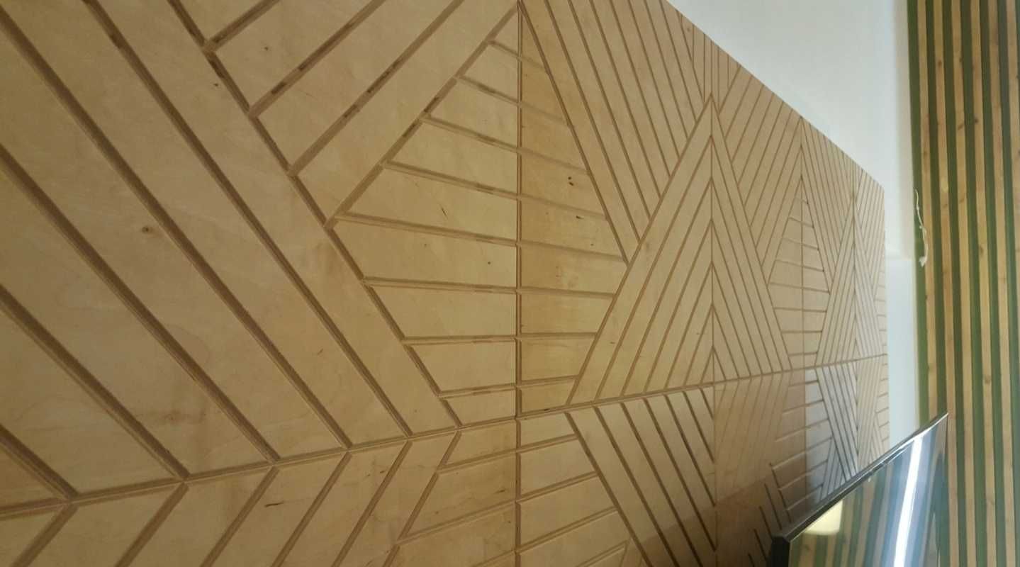 Panel Dekoracyjny Drewniany 3D 50x50cm -Odbicie