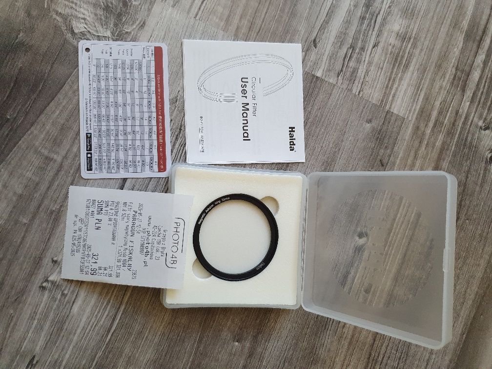 Filtr magnetyczny z adapterem 52 mm Haida ND 1.8