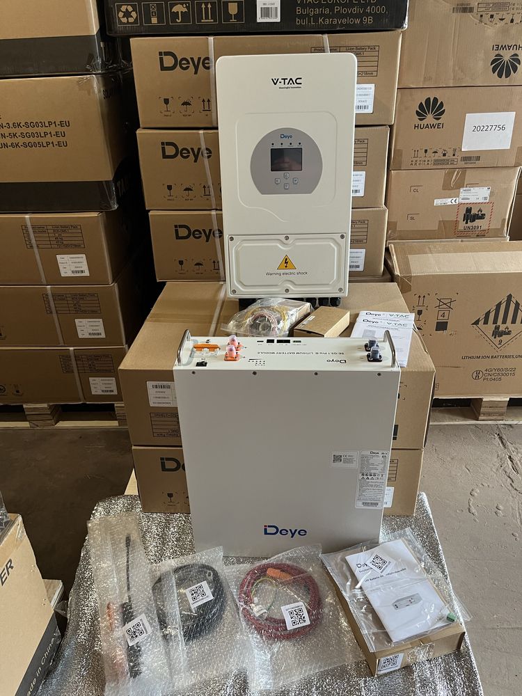 Гібридний інвертор Deye SUN-5K-SG03LP1-EU 5kW, 1Ф, 48V
