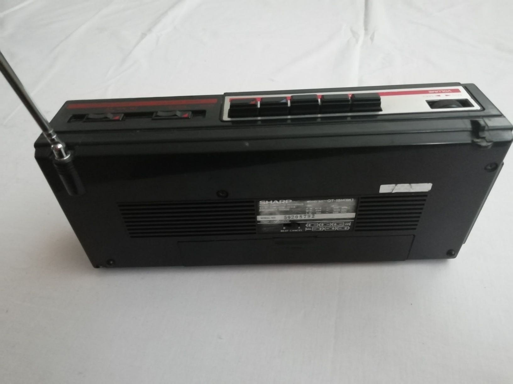 SHARP QT15 Radio Cassette Recorder cassetes