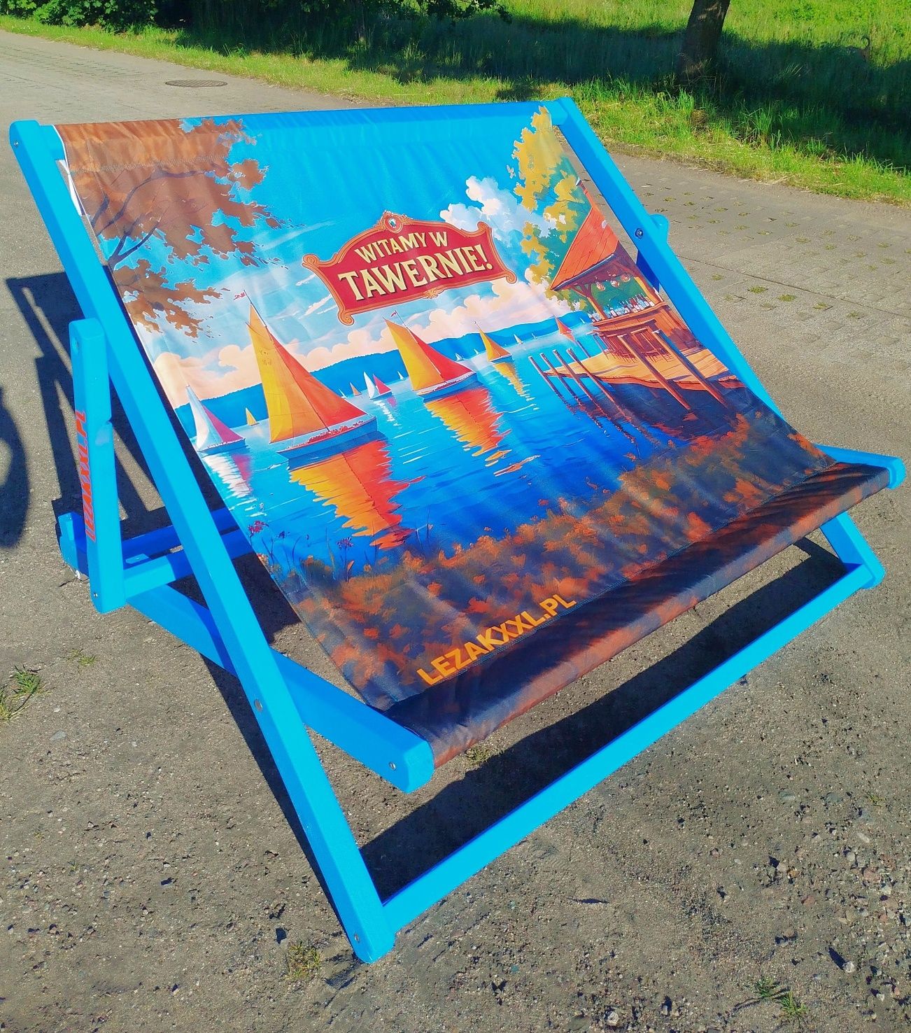 Leżak ogrodowy duży XXL