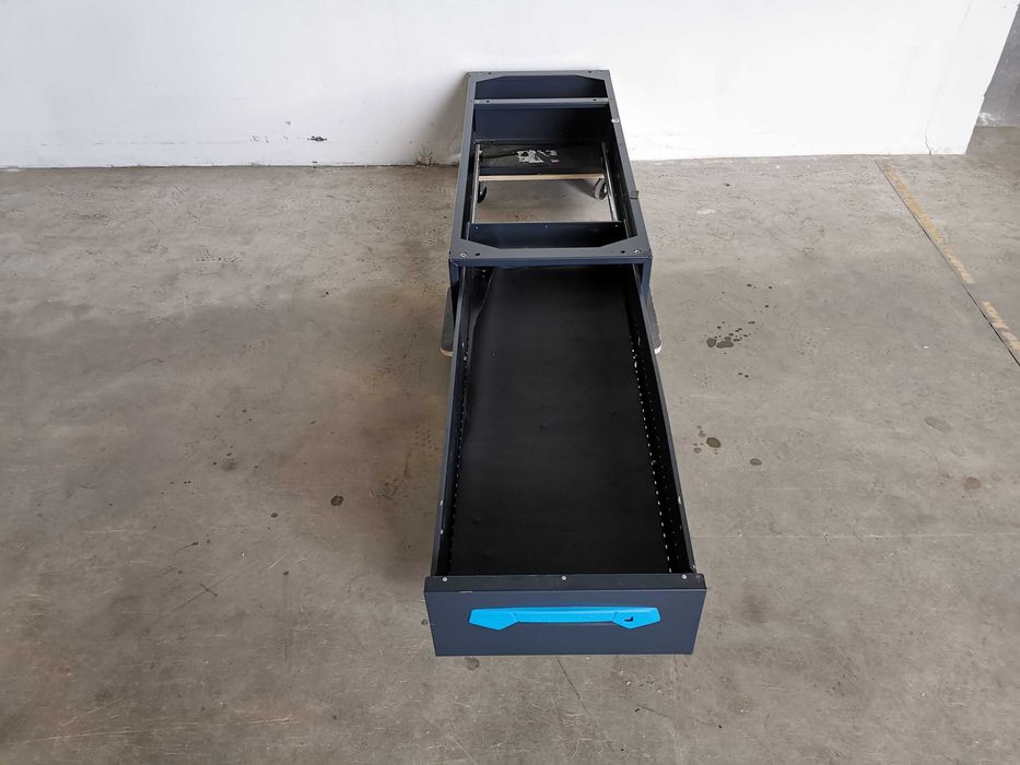 Szuflada dolna podłogowa do busa auta regał samochodowy serwisowy