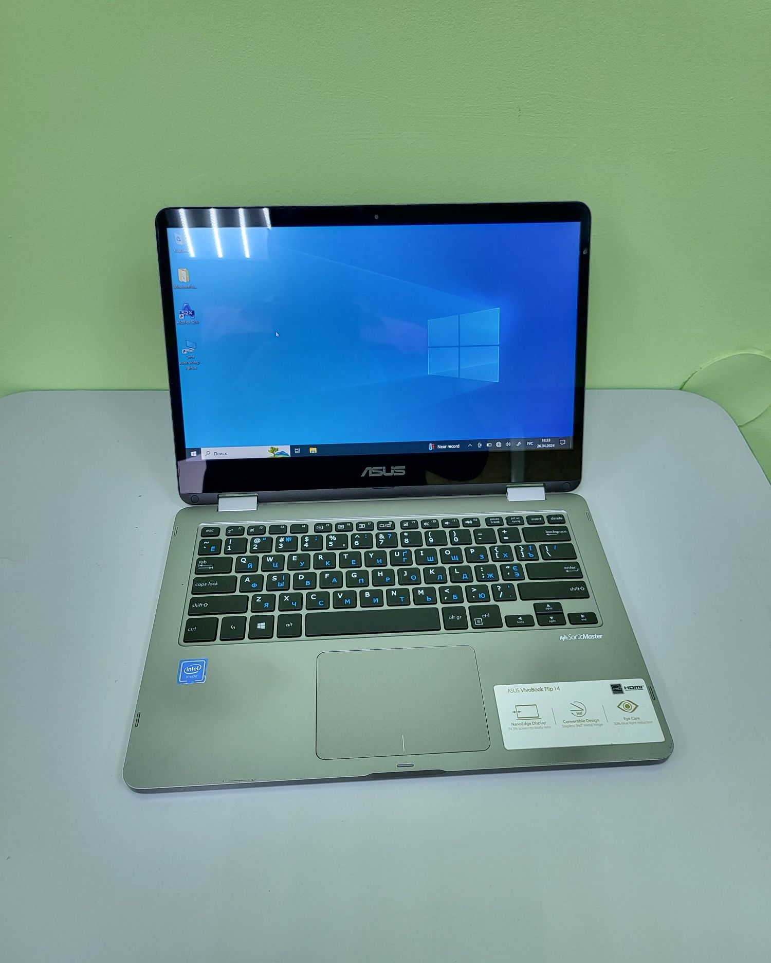 Touch Asus vivobook 14"Алюминий