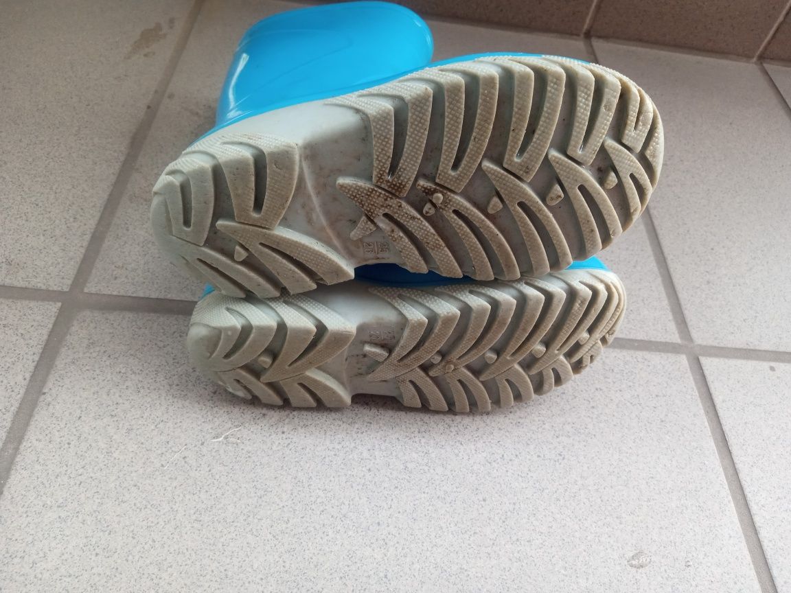 Kalosze dziecięce rozmiar 25/26 wkładka 16.5 cm