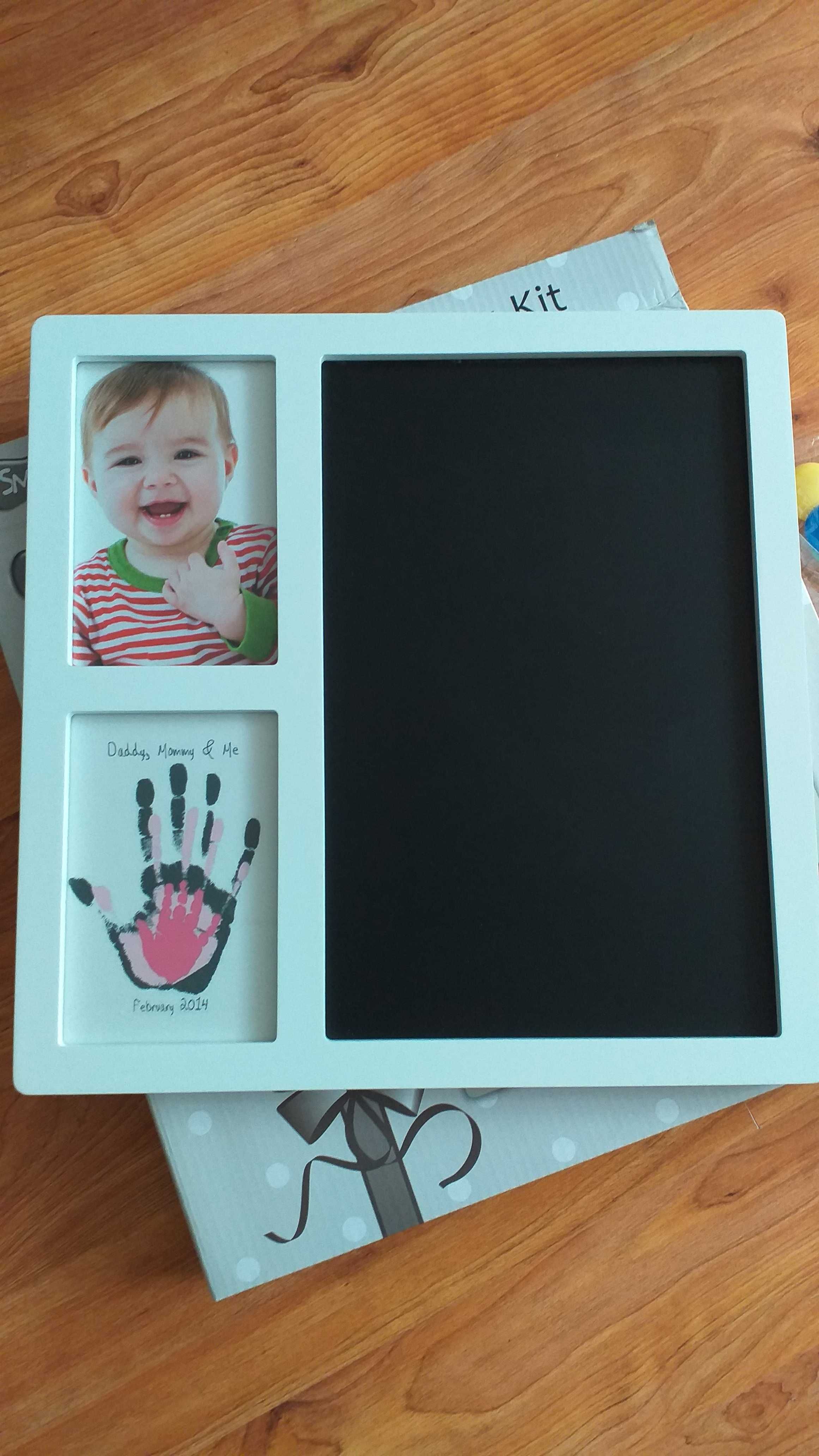 Smiki My Memory Kit ramka na odcisk bobasa z tablicą, narodziny,roczek