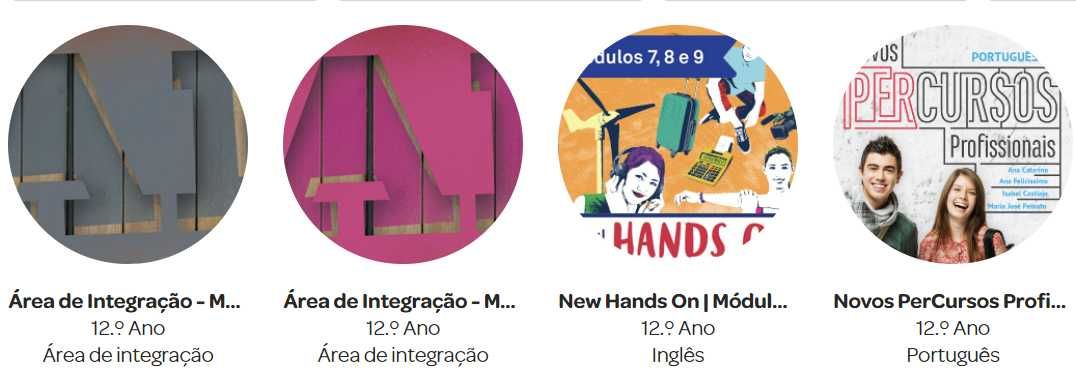 Dossiers de manuais dos cursos profissionais 12ºano