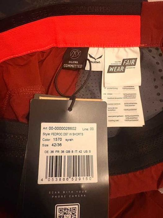 Damskie Spodenki Salewa Pedroc DST W Shorts EU36 / S / 8