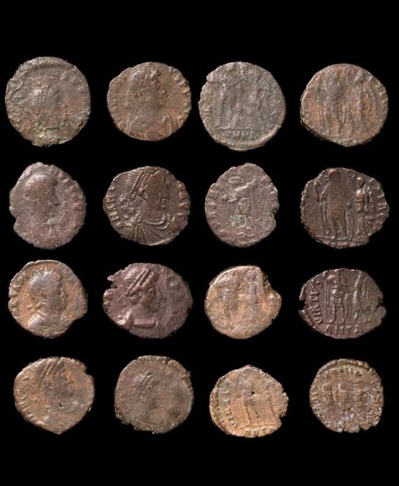 Lote 8 moedas Império Romano