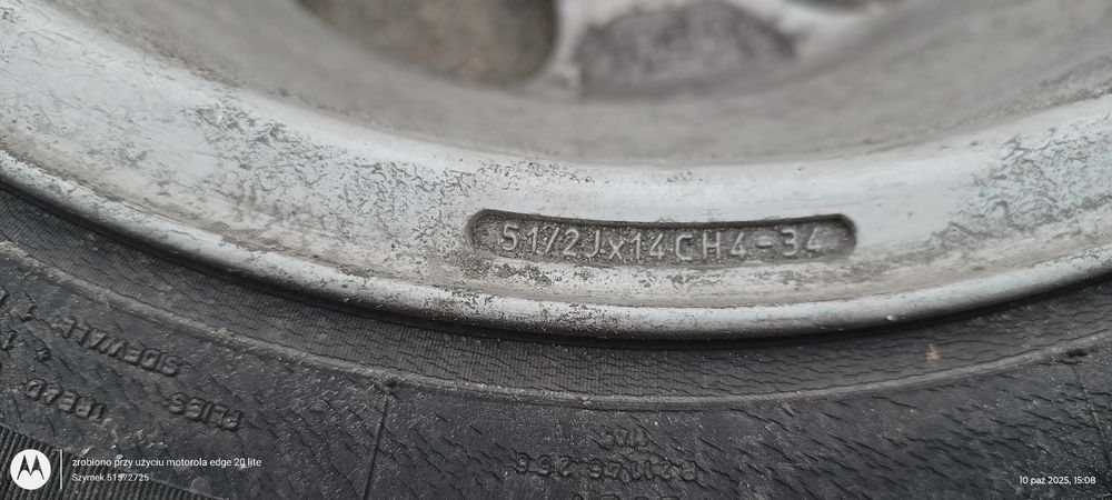 Komplet kół aluminiowych 4x108 r14 peugeot citroen