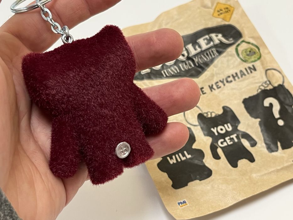 Очень редкий Fuggler Red флок Фуглер бордовий пухнастий фаглер. 490грн