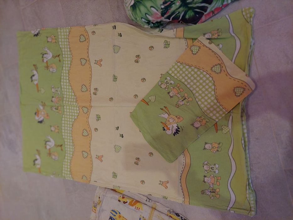 Kompletna ciepla Pościel do lozeczka 120/90