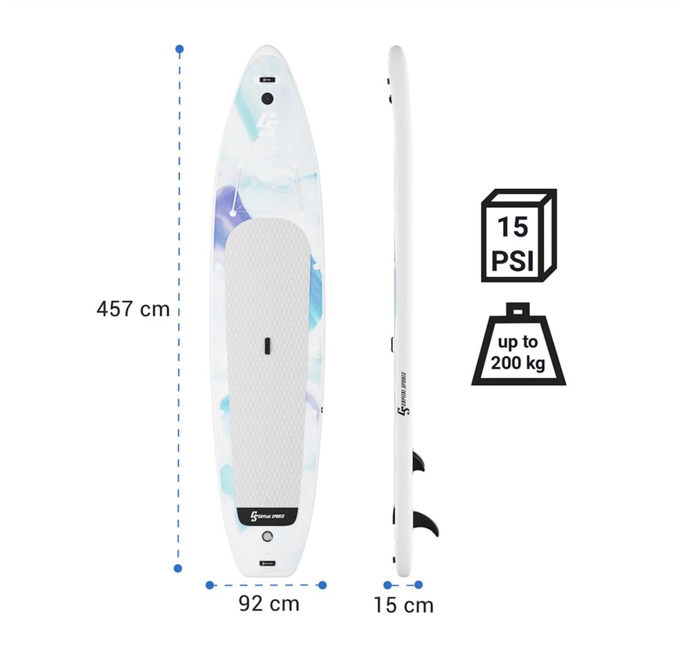 Pompowana deska SUP Kipu Allrounder Tandem