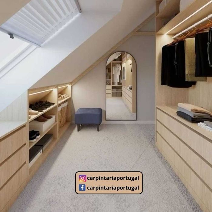 Móveis por medida para sótão