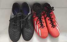 Chuteiras adidas e krispa