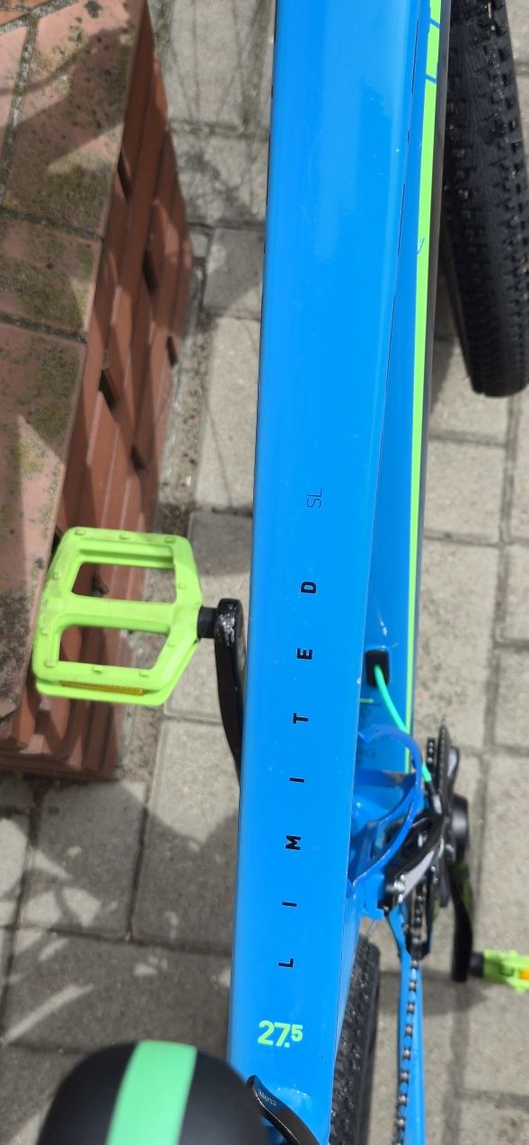 Cube LTD SL 2x blue'n'green 27,5  rama 18