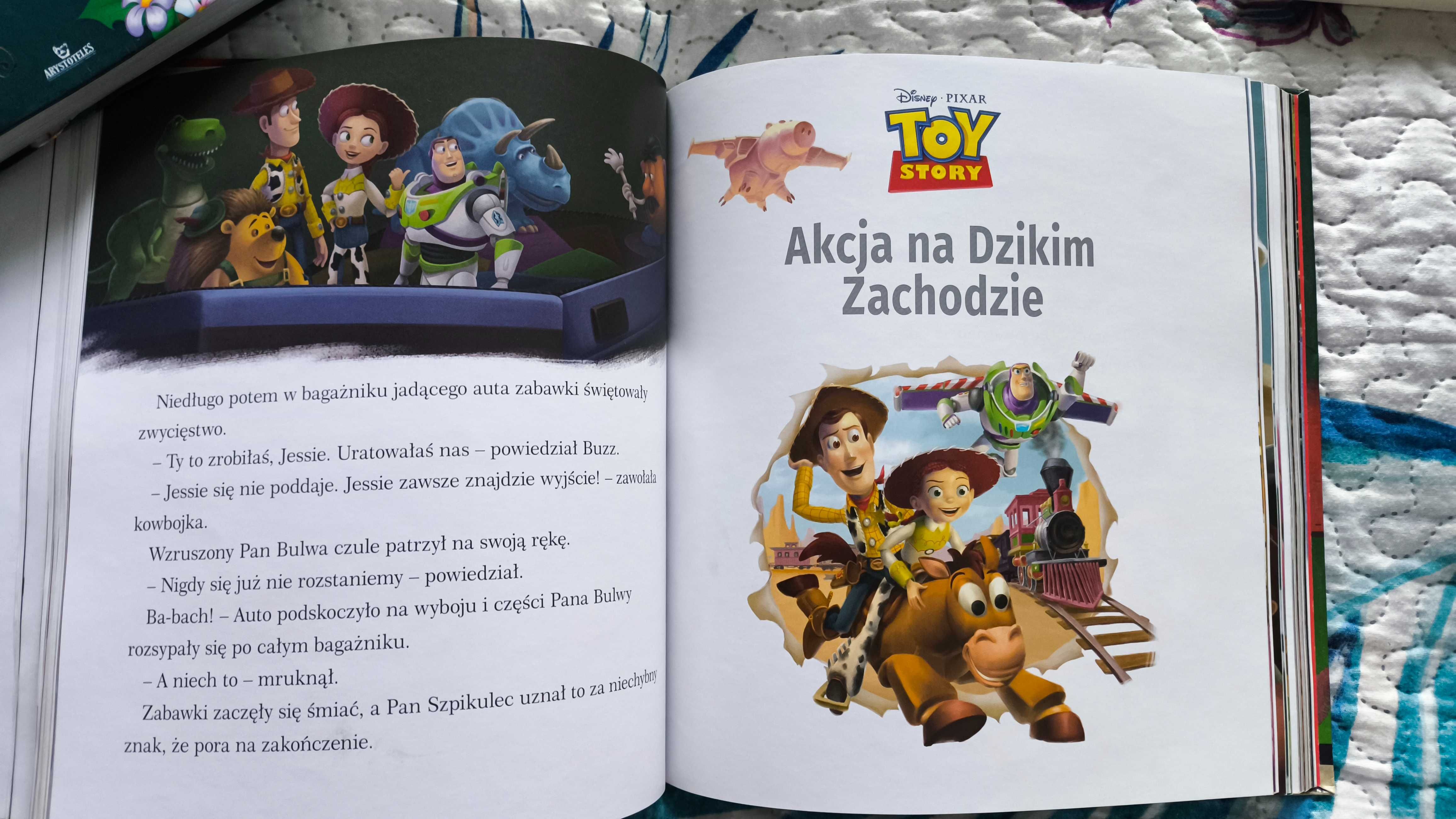 Zestaw książek Toy Story, Buzz Astral, Bajki na dobranoc - Wawa
