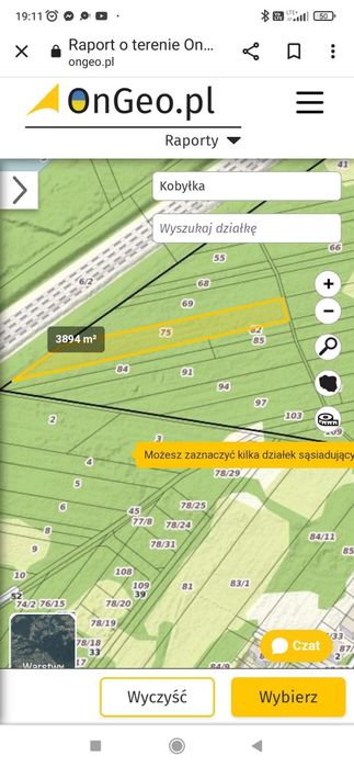 Działka Kobyłka przy torach