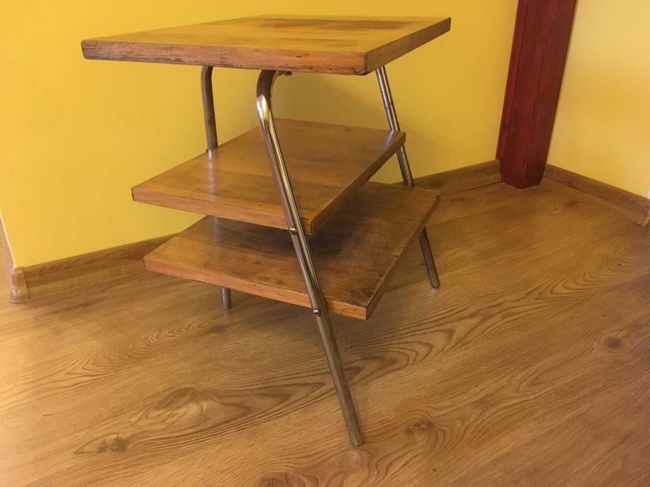 PRL stolik nocny Unikatowy