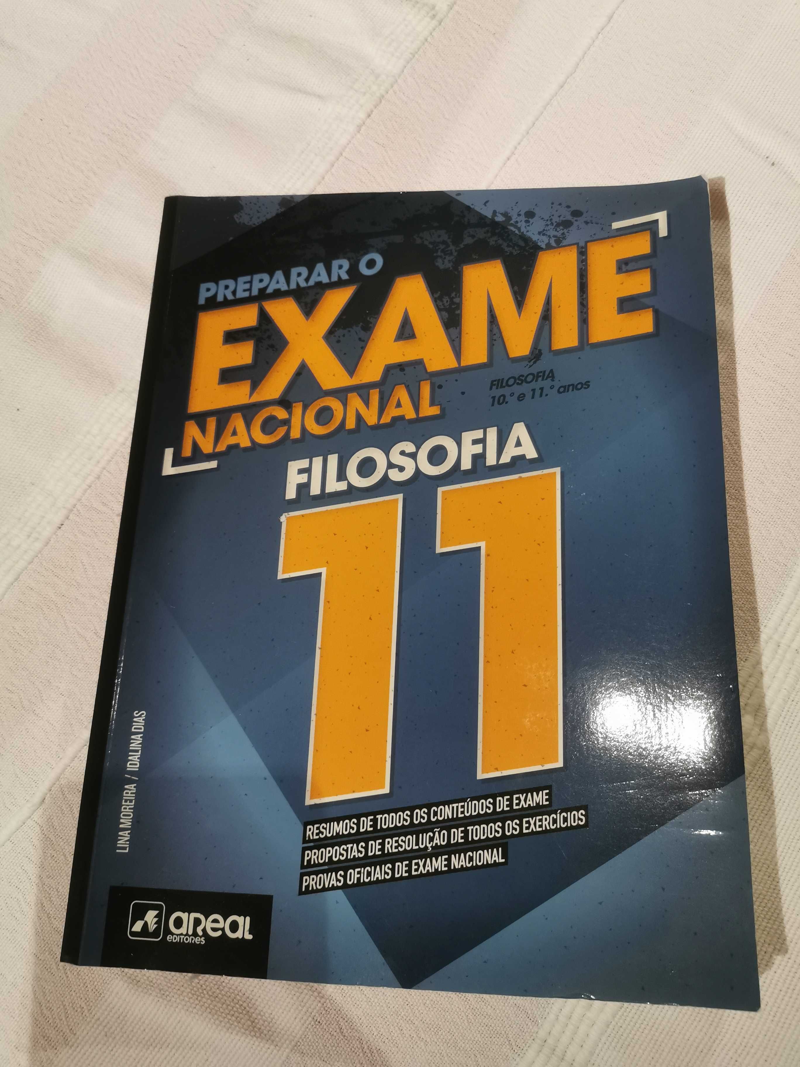 Vendo livro exame filosofia impecável 11 ano