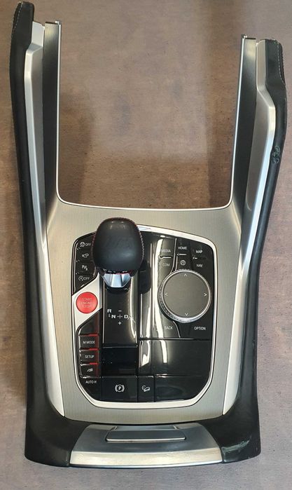 Drążek lewarek panel zmiany biegów BMW pokrętło nawigacji M PAKIET
