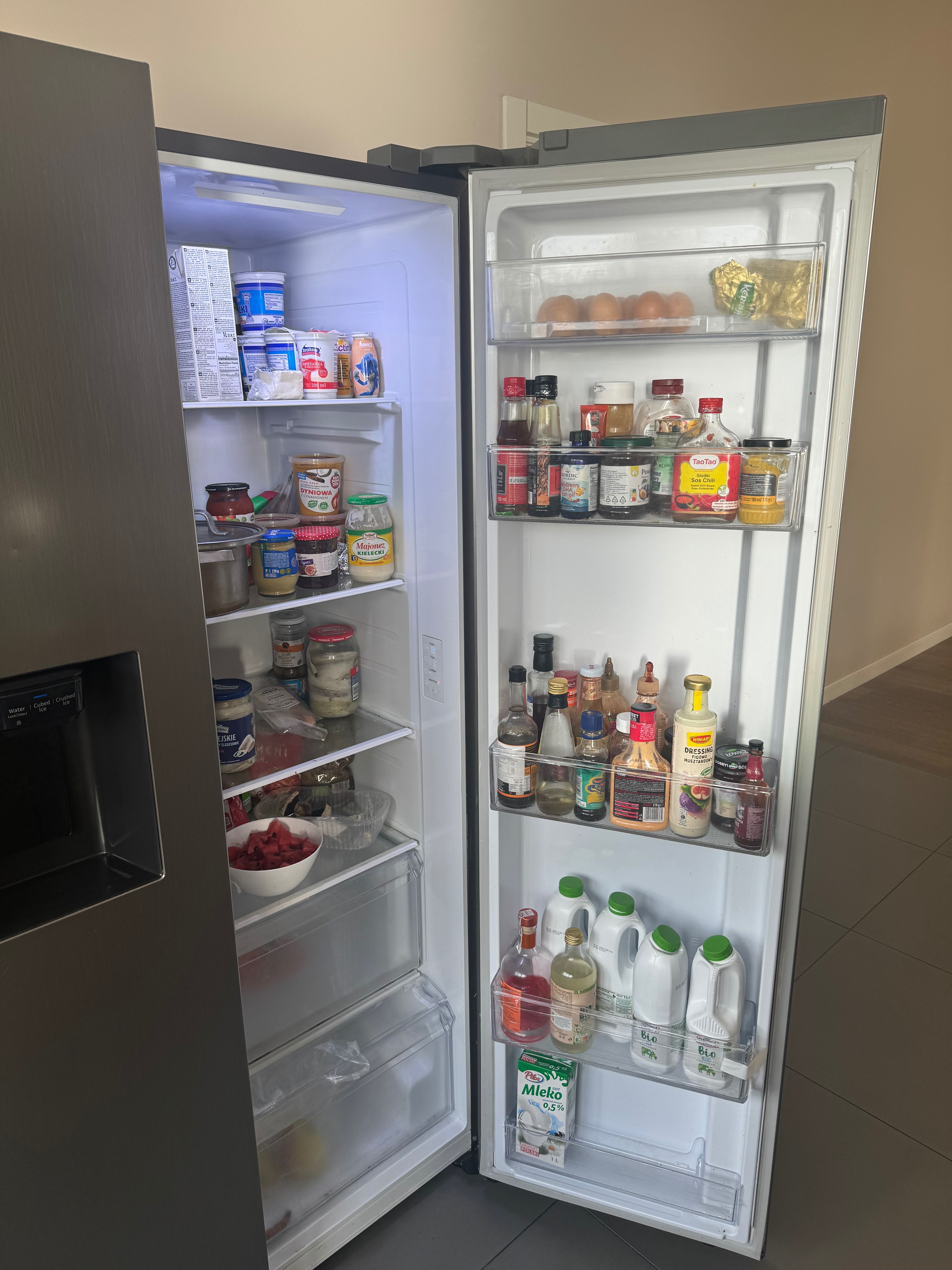 Lodówka SAMSUNG, Side by Side, SpaceMax, 634 l, 178cm, jak nowa
