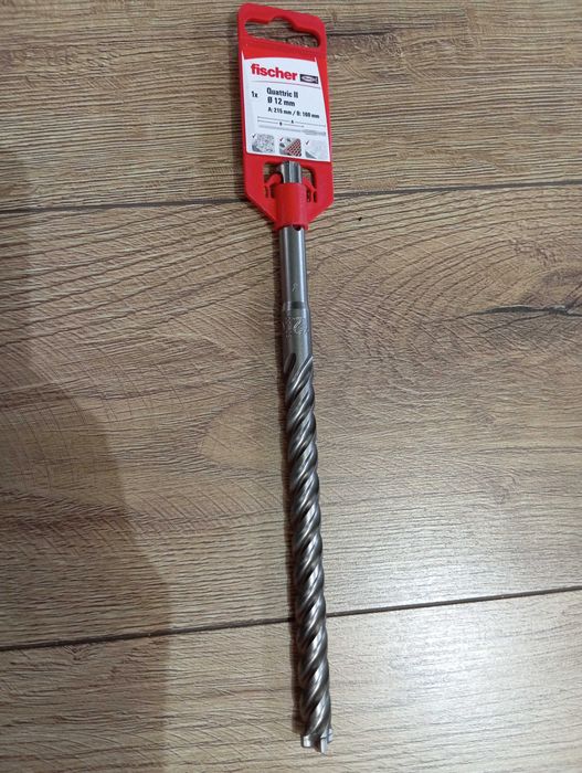 Wiertło do betonu Fischer Quattric II fi 12 215/160 SDS Plus
