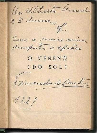 O veneno do sol (1ª ed.)-Fernanda de Castro-