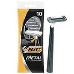 BIC Metal, Станки для бритья, одноразовые.10 шт в упаковке.