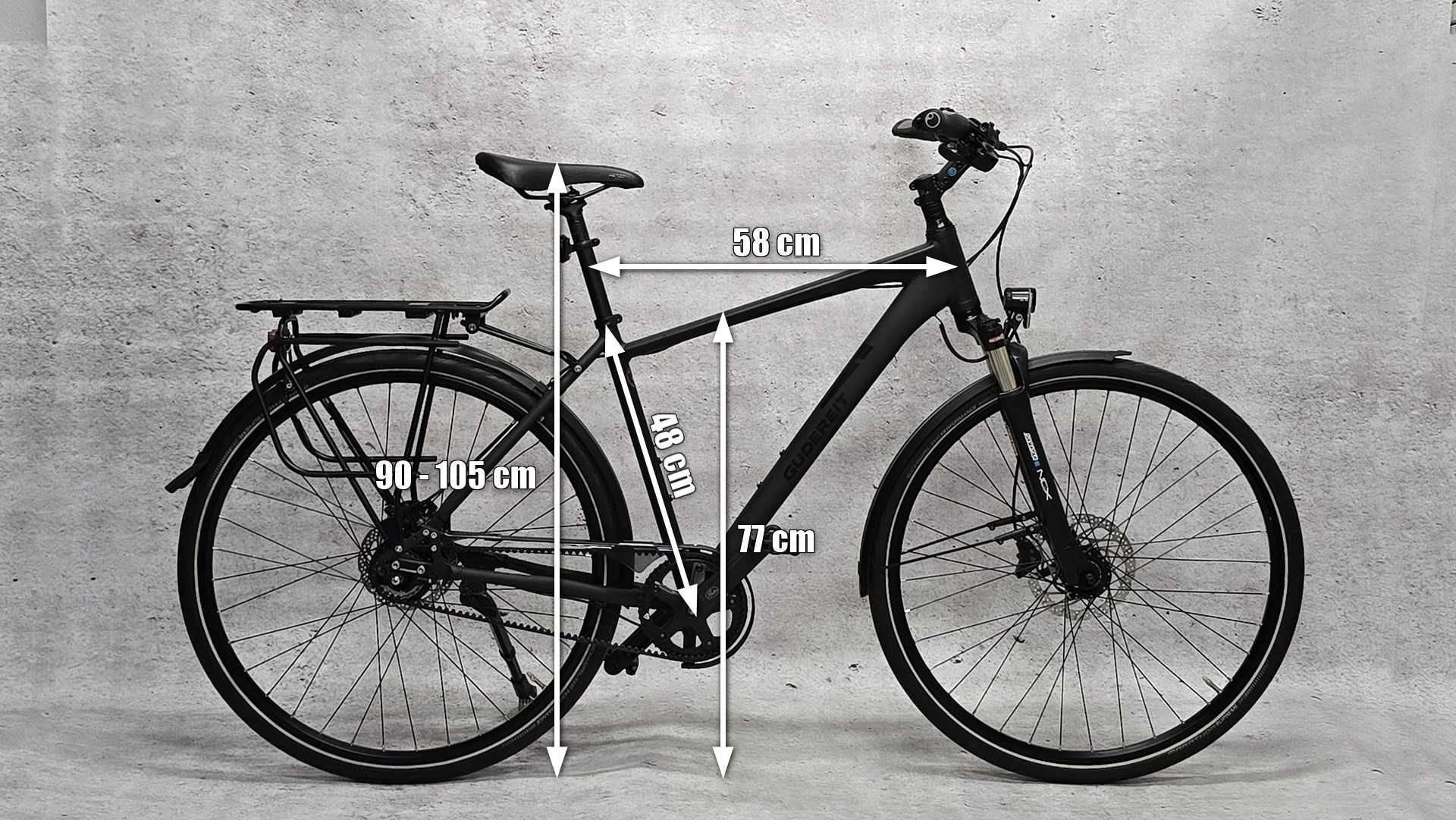 Rower trekkingowy Gudereit G Series Premium 11.0 Evo, rozm. S (48 cm)