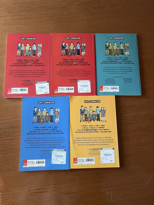 Livros O Clube dos Sete