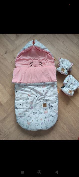 Śpiworek zimowy wózek