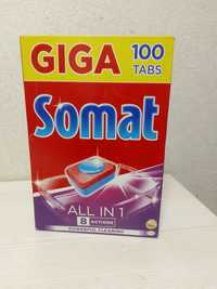 Таблетки для посудомойки Somat 100 таб.