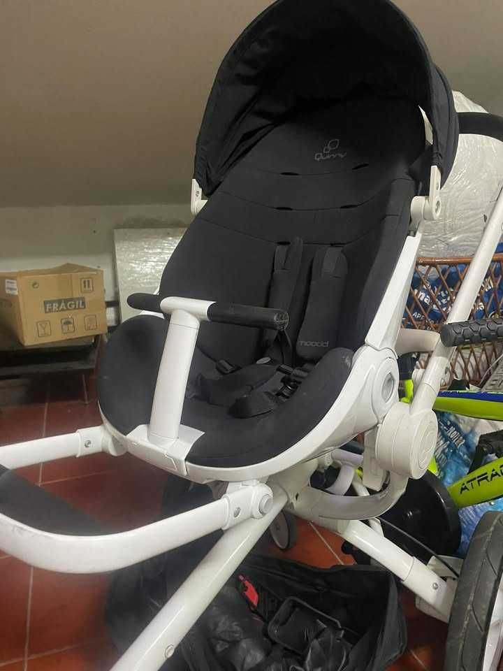 Conjunto Ovo Cybex Cloud Z e carrinho Quinny Moodd