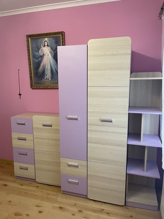 Komplet mebli Lorento (6 mebli oraz biurko narożne)