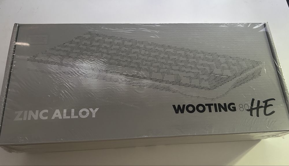 NEW! Wooting 80HE Zinc WHITE v2. Ігрова магнітна клавіатура 8К Hz.