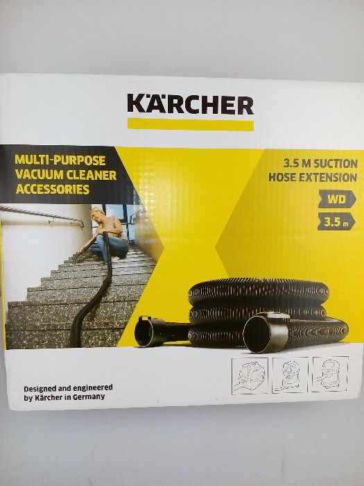 Удлинительный подовжуючий шланг для пылесосов Karcher WD, MV, A, DS