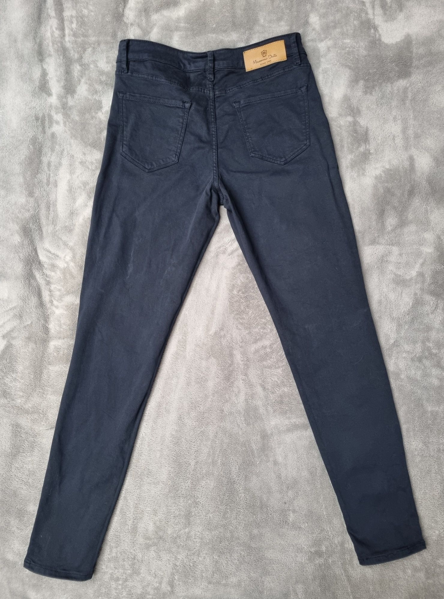 Granatowe spodnie Massimo Dutti, rozm. 40