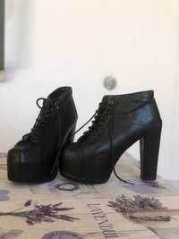 Botas plataforma pretas