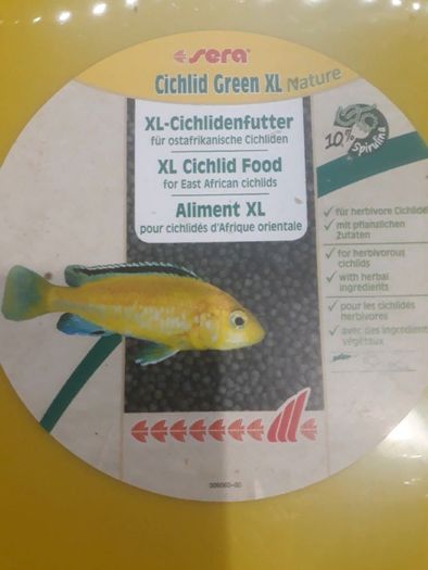 Ciclídeos Africanos Sera XL - comida para peixes grandes