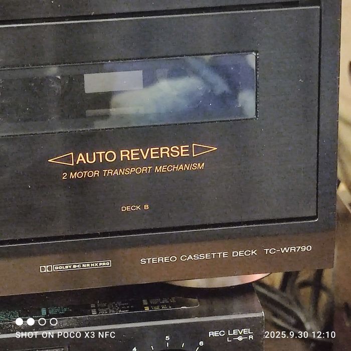 Двухкассетная дека SONY TC WR 790