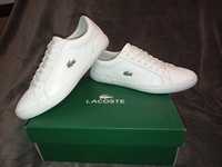Buty Lacoste rozmiar 44 j. nowe białe sneakersy wkładka 28 cm trampki