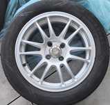 Felgi aluminiowe 15x6.5JJ, 4x100, ET35 wraz z oponami 195/55