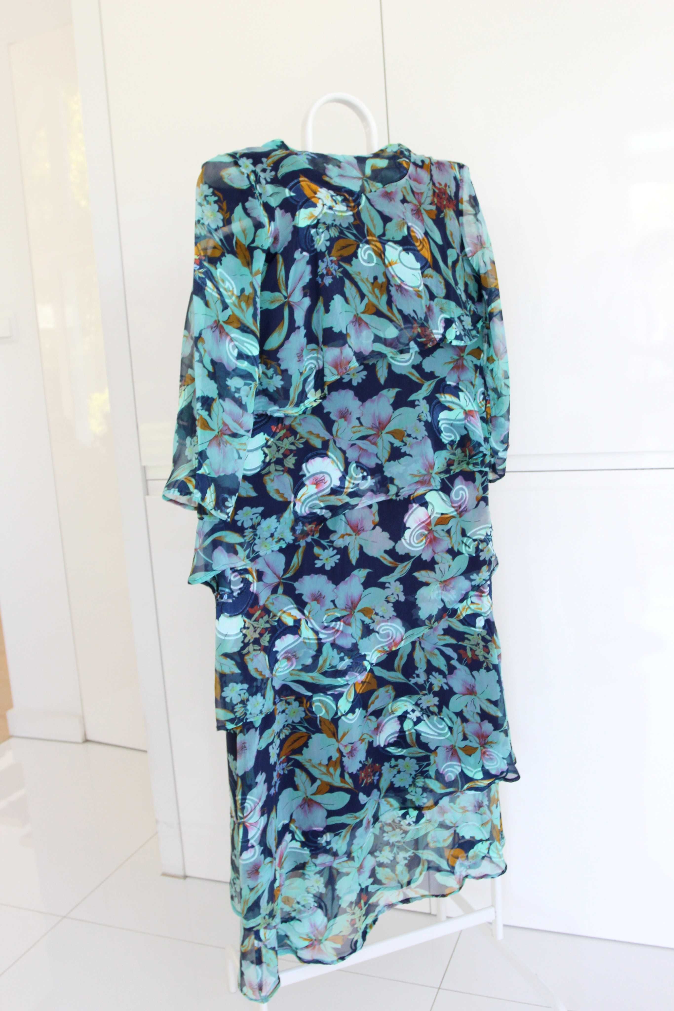 Jedwabna sukienka bez wad, Tone Barker SILK, S