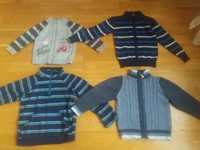 Теплые кофты свитера на мальчика 1-2-3-4-5 лет