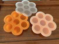 Recipientes em silicone ideais para comida de bebés