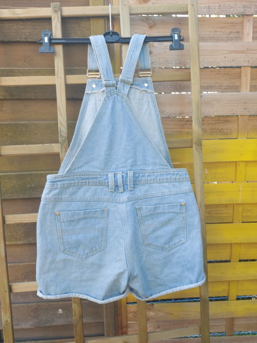 Krótkie spodenki ogrodniczki jeans damskie rozmiar 36/38 firma Denim
