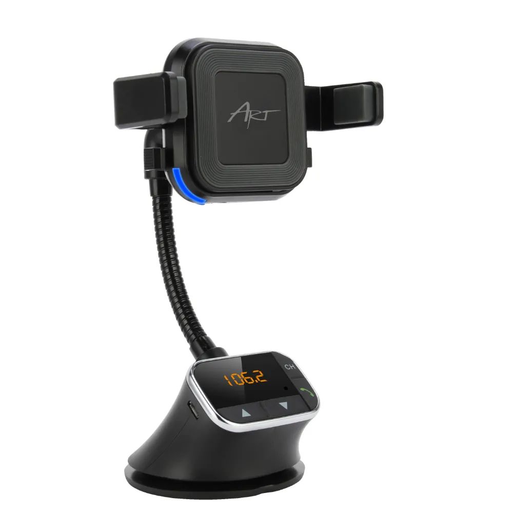 Transmiter bluetooth zestaw głośnomówiący ładowarka indukcyjna FM-09BT