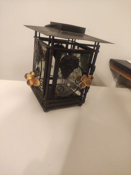 Lampion metalowy wys.20 cm