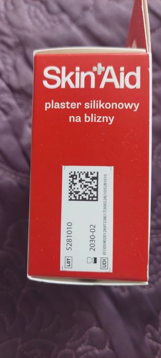 Silikonowy plaster na blizny