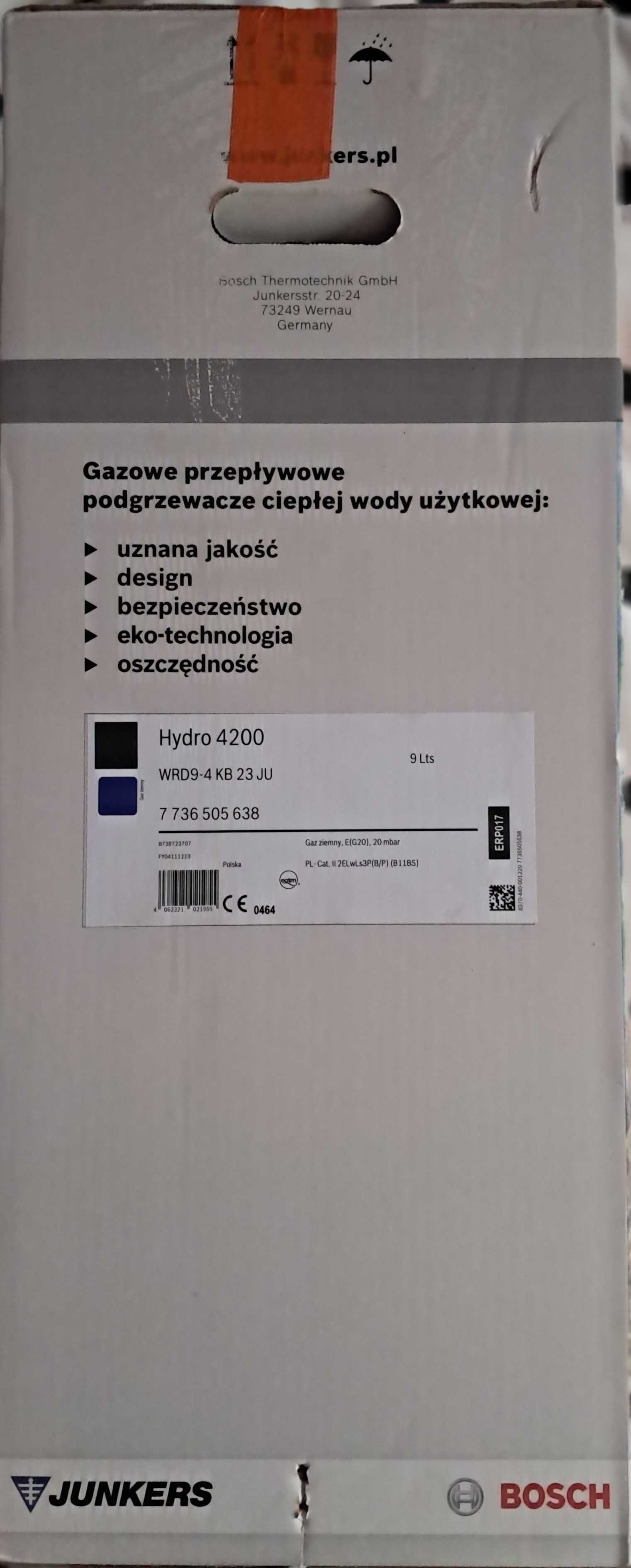 Piecyk przepływowy YUNKERS Hydro 4200